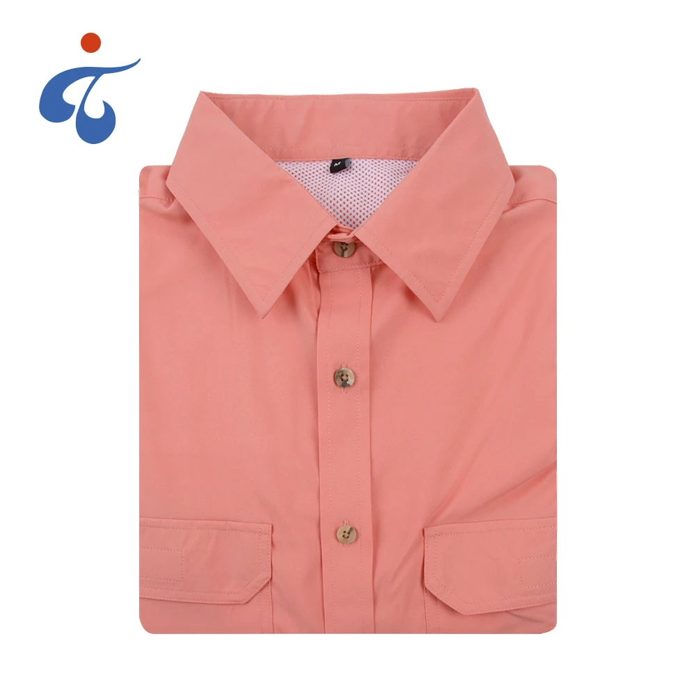 Оптовая продажа от покупателей электронной коммерции, обычные рубашки для рыбалки с длинным рукавом и защитой от УФ-лучей онлайн для мужчин