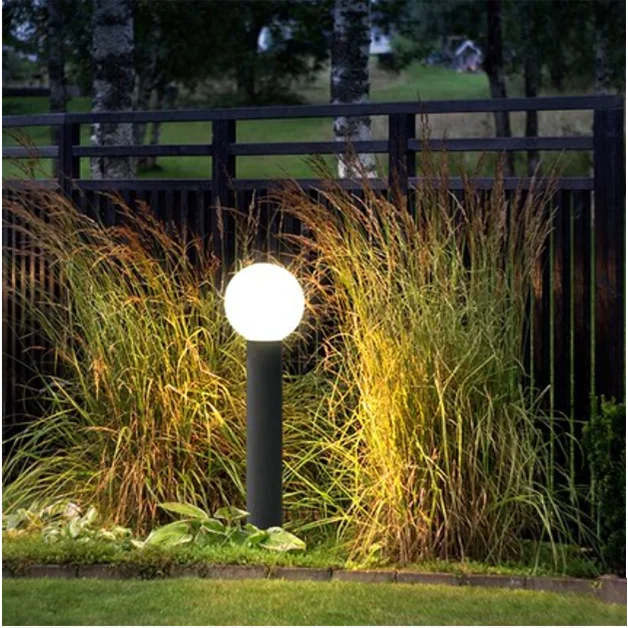 G-0716-JDK High quality IP65 waterproof stainless steel PC column led 5w 80 cm high exterior park yard roadside column shape