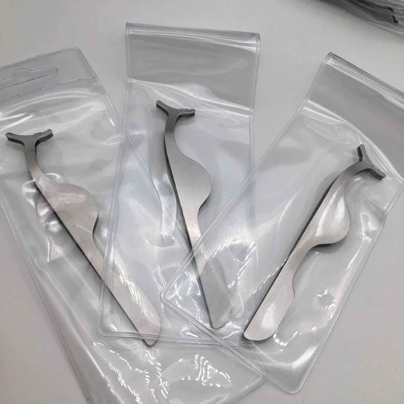 Пинцет для наращивания ресниц, частная торговая марка, пинцет для накладных ресниц, золотой, розовое золото, аппликатор для ресниц с индивидуальной упаковкой