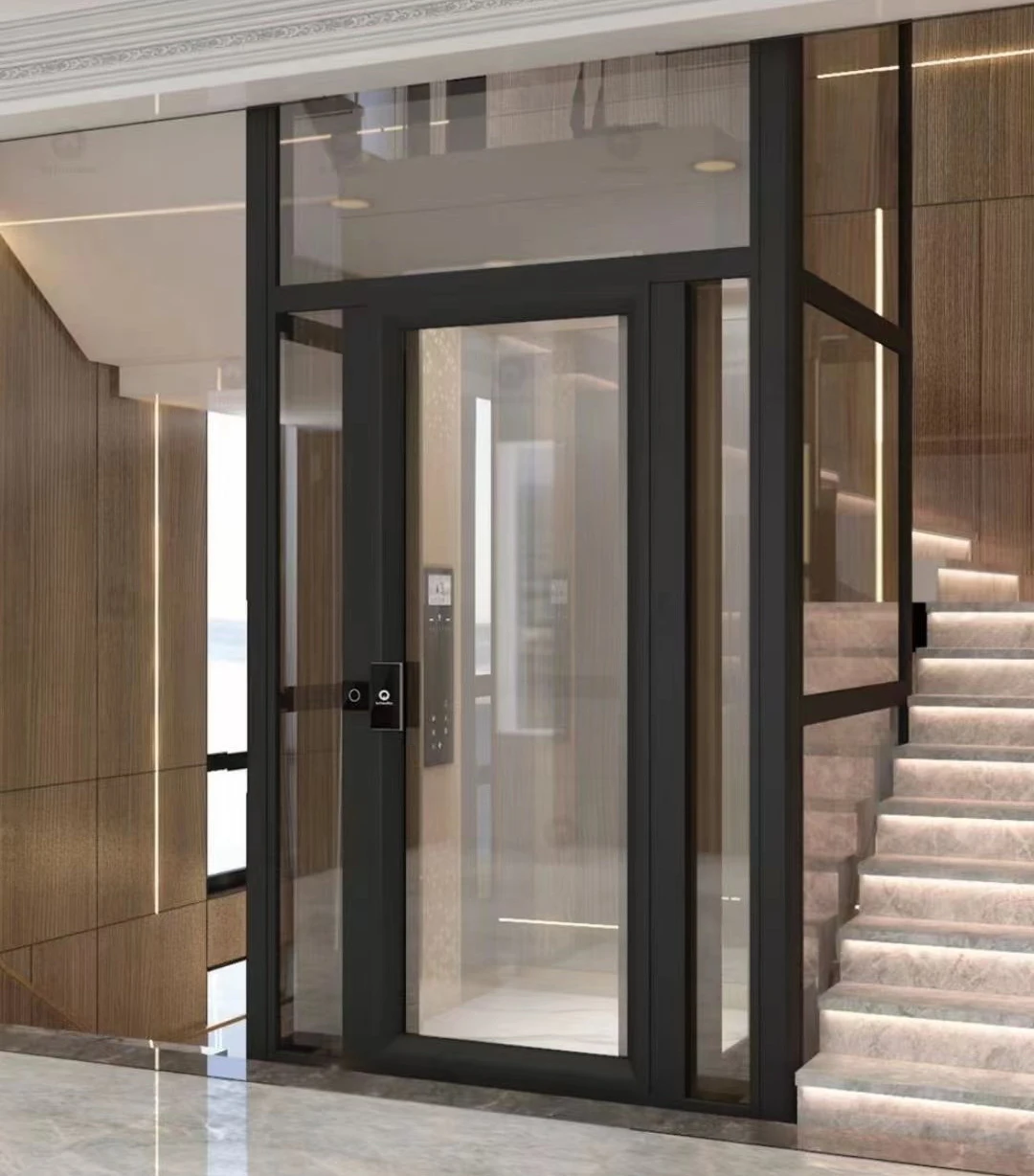 Recommend 250KG 320KG 400KG load lifting platform automatic custom home lift small home elevator