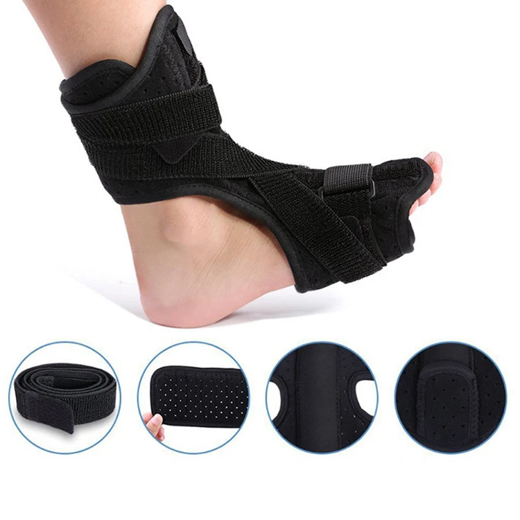 
Soft Plantar Faciitis Brace Dorsal Night Splint Pain Relief Splint Ankle Foot Drop Orthosis 