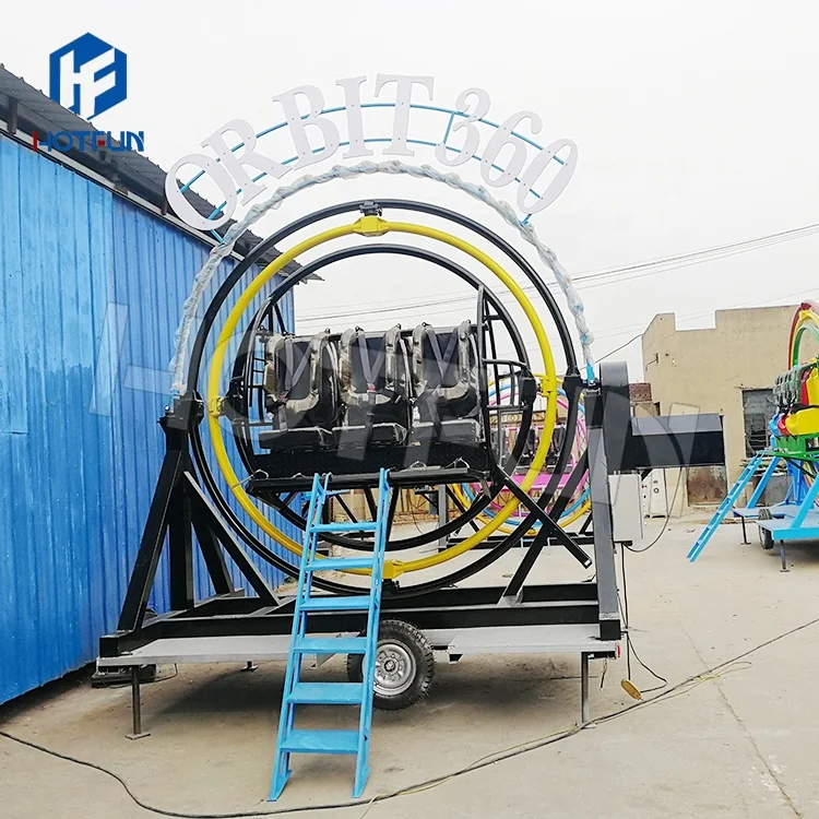 Amusement Ride Portable Mini Equipment 3d Space Ring Human Gyroscope For Sale