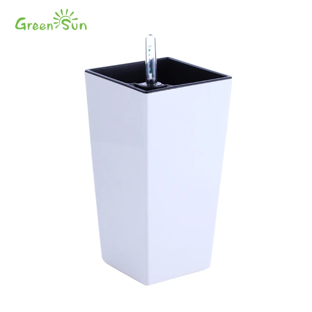 Self-watering hydroponic potted planter creative plant flower shelf board car water-absorbing gardening supplies