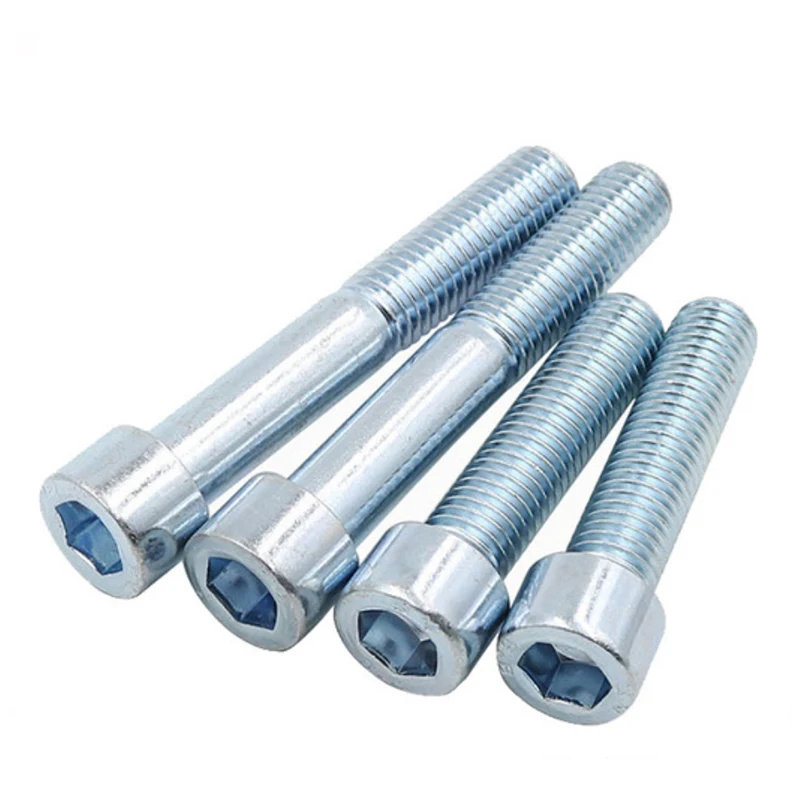 Chinese Factory Carbon Steel Hexagon Socket Head Bolt Allen Bolts Key Bolts DIN912 Zinc Plated