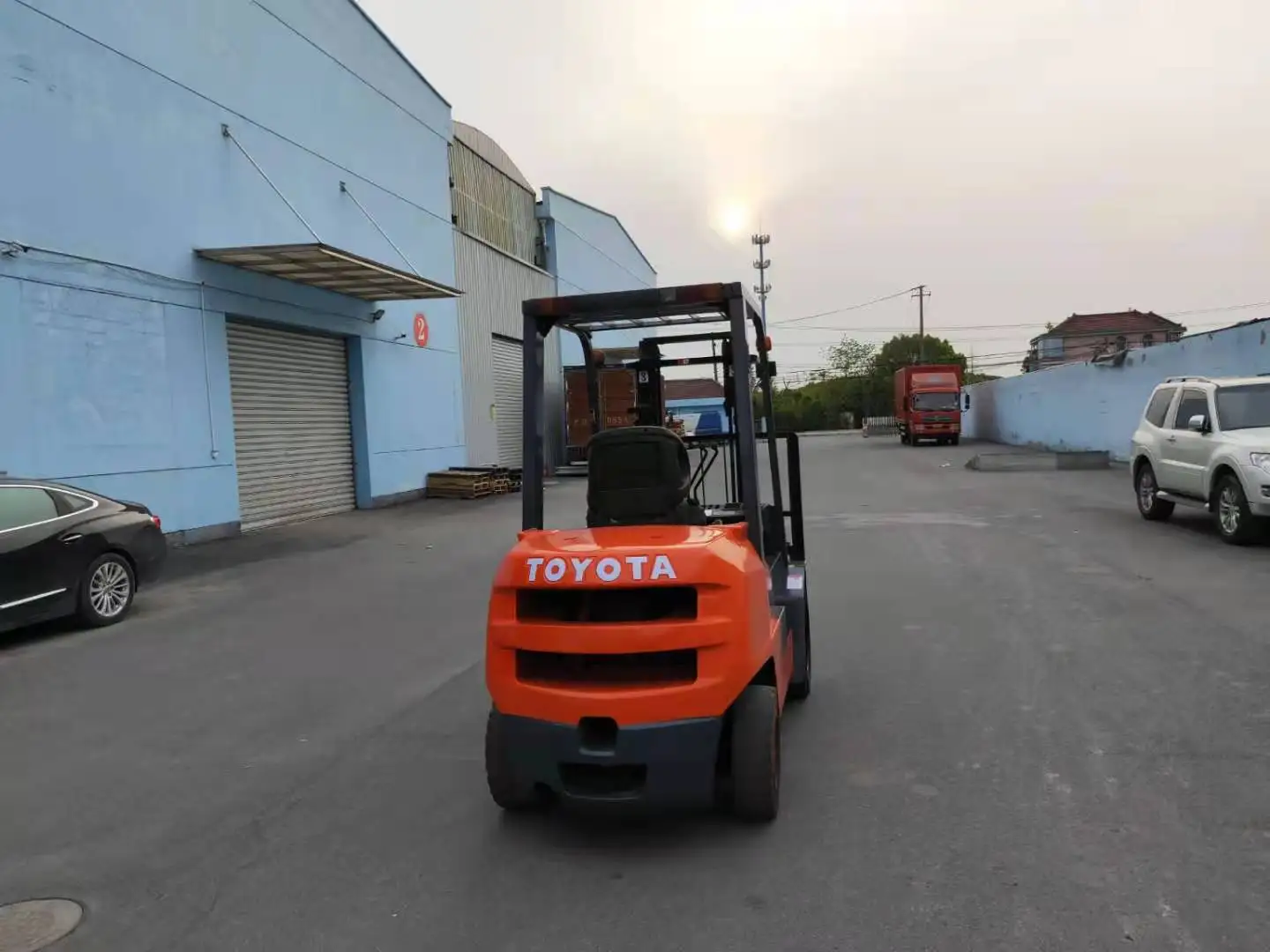 clean and good looking imported second-hand toyota forklift 3ton are hot for sale