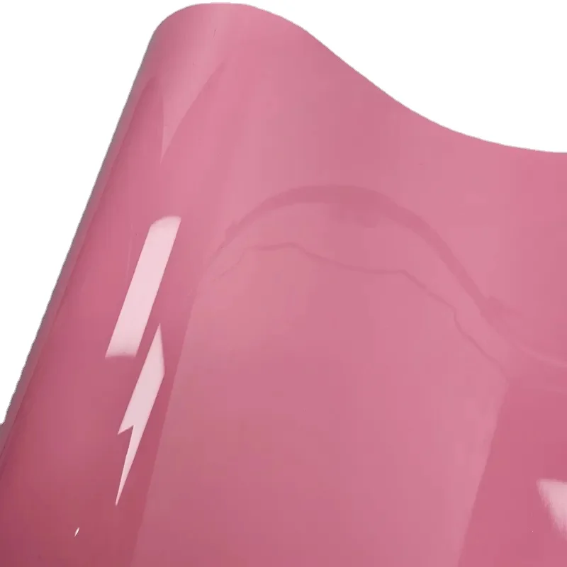 Premium car Hood Packaging Styling High gloss Pink sticker Automotive vinyl sticker Gloss Colored vinyl film sticker