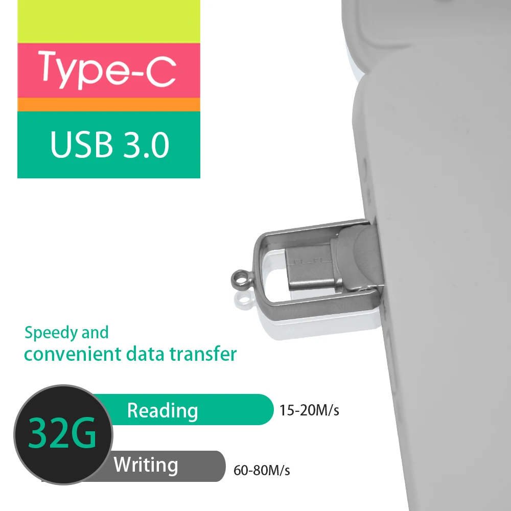 jaster cheap price usb c 3.0 flash drive 8gb metal pendriv 2 in 1 flash memory for printing logo type-c USB Stick