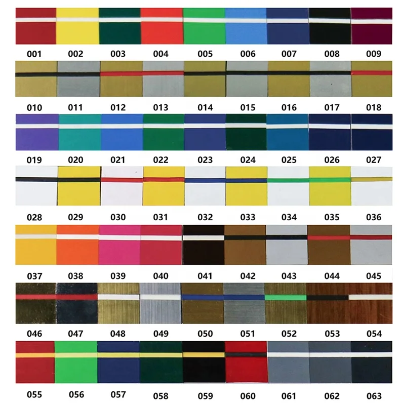 JINBAO 1.3mm thick abs double color plastic sheet for laser engrave