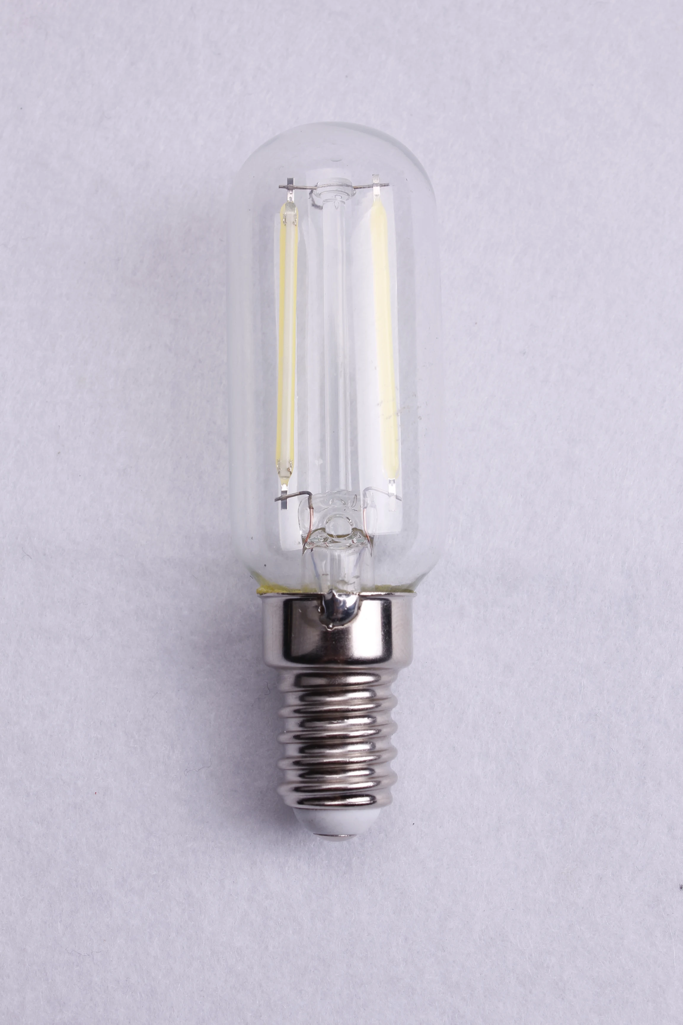 New lighting hot sell small dimmable vintage 2W 4w  E12 E14 LED Filament Bulb T25 with ce rohs saa