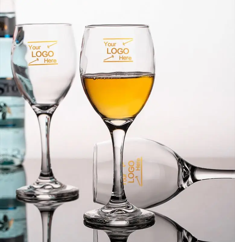 Wholesale Red Wine Glass Wine Glass in Bulk Stem Goblet Stemware Drinking Cup Juice Glasses Cocktail Tumbler Wedding Decoration