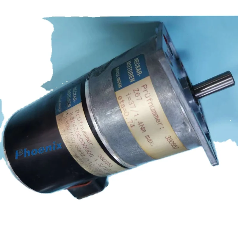 Original Servo Motor 380663 Prufnummer 1053485 NEKAR-MOTOREN 230V/50/60Hz/110/83mA for Roland 700 printing machine parts