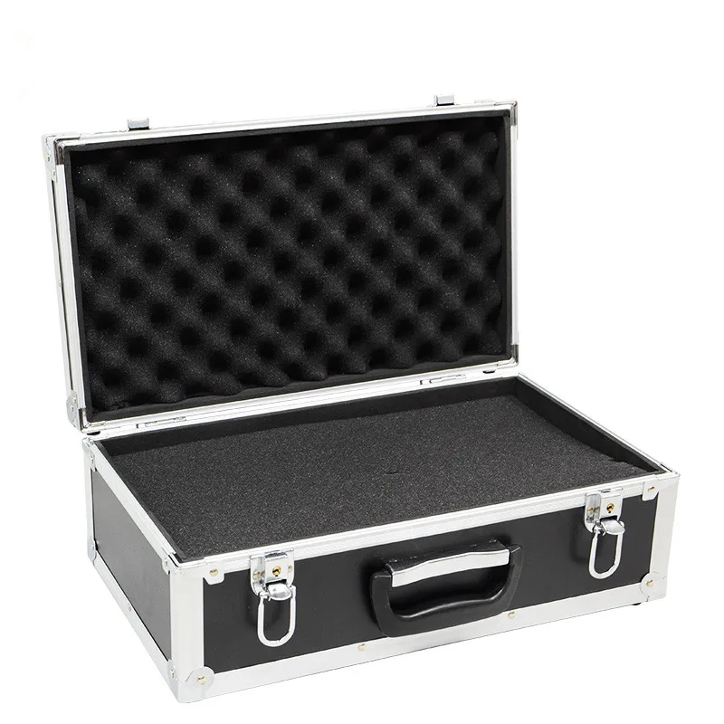 High Quality China Black Aluminum Metal Attache Laptop Briefcase With partition