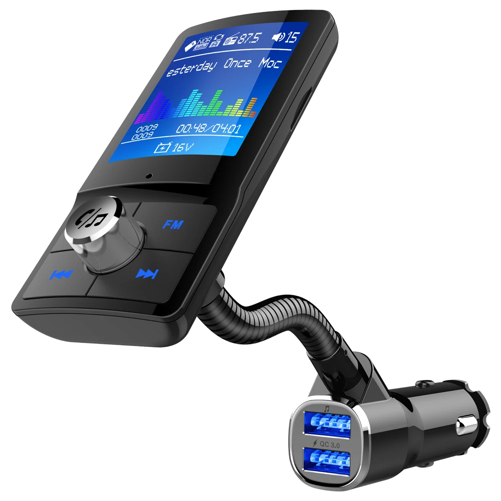 Лидер продаж BC43 bluetooth адаптер аудио автомобильный сабвуфер беспроводное автомобильное зарядное устройство mp3 fm