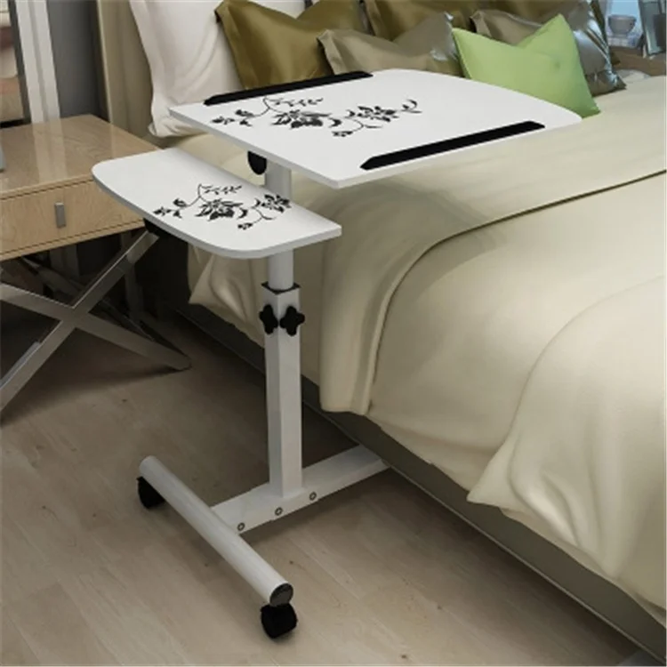 
Adjustable study table mobile laptop computer desk student table standing desk bed side table 