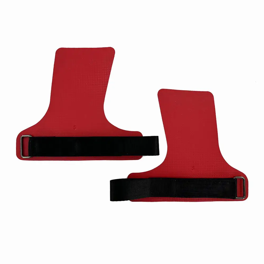 Custom Logo and Color No-hole Leather Gymnastics Hand Grips Protector for Crossfit Weightlifting Gym Exercise Workout