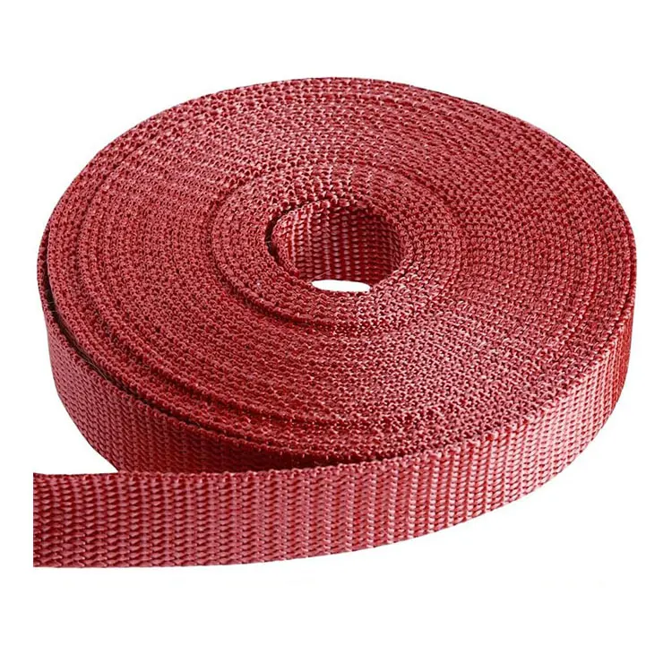 Wholesale Price Flat Flat Polyester Webbing Belt Strap For Seatbelt