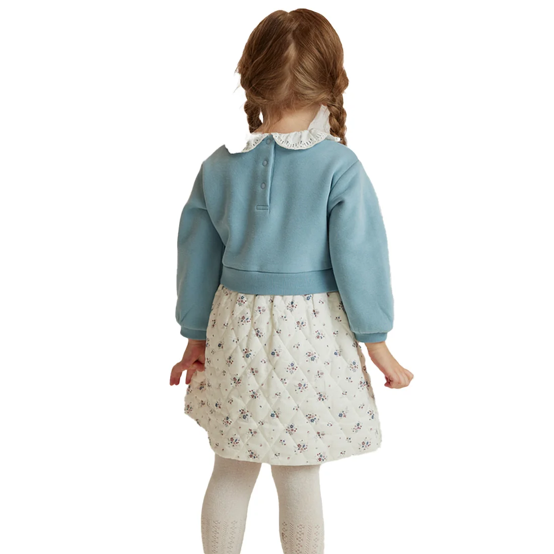 Elegant Winter Dress for Kids 7-8 Years Old Girls with Logo Pattern for Ages 9 12 14 Years Boys
