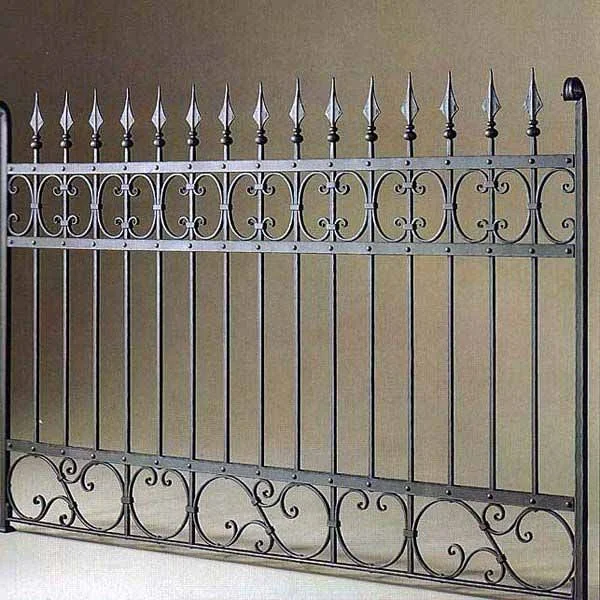 top-selling security wrought iron window grill design