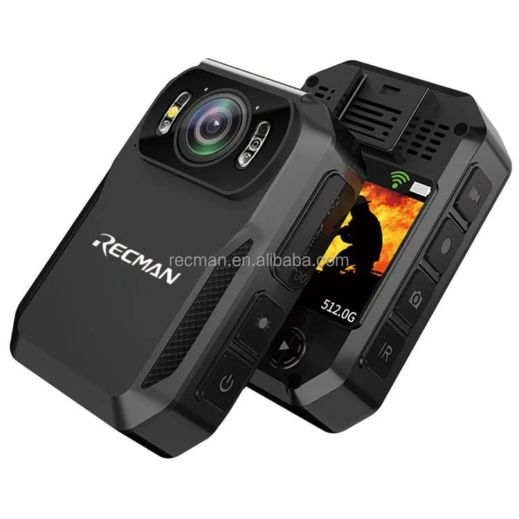 HD 1080p 34MP body Camera Police Camera 64G With SIM/TF/SD Card 512GB Memory Storage Support 	 security body worn camera