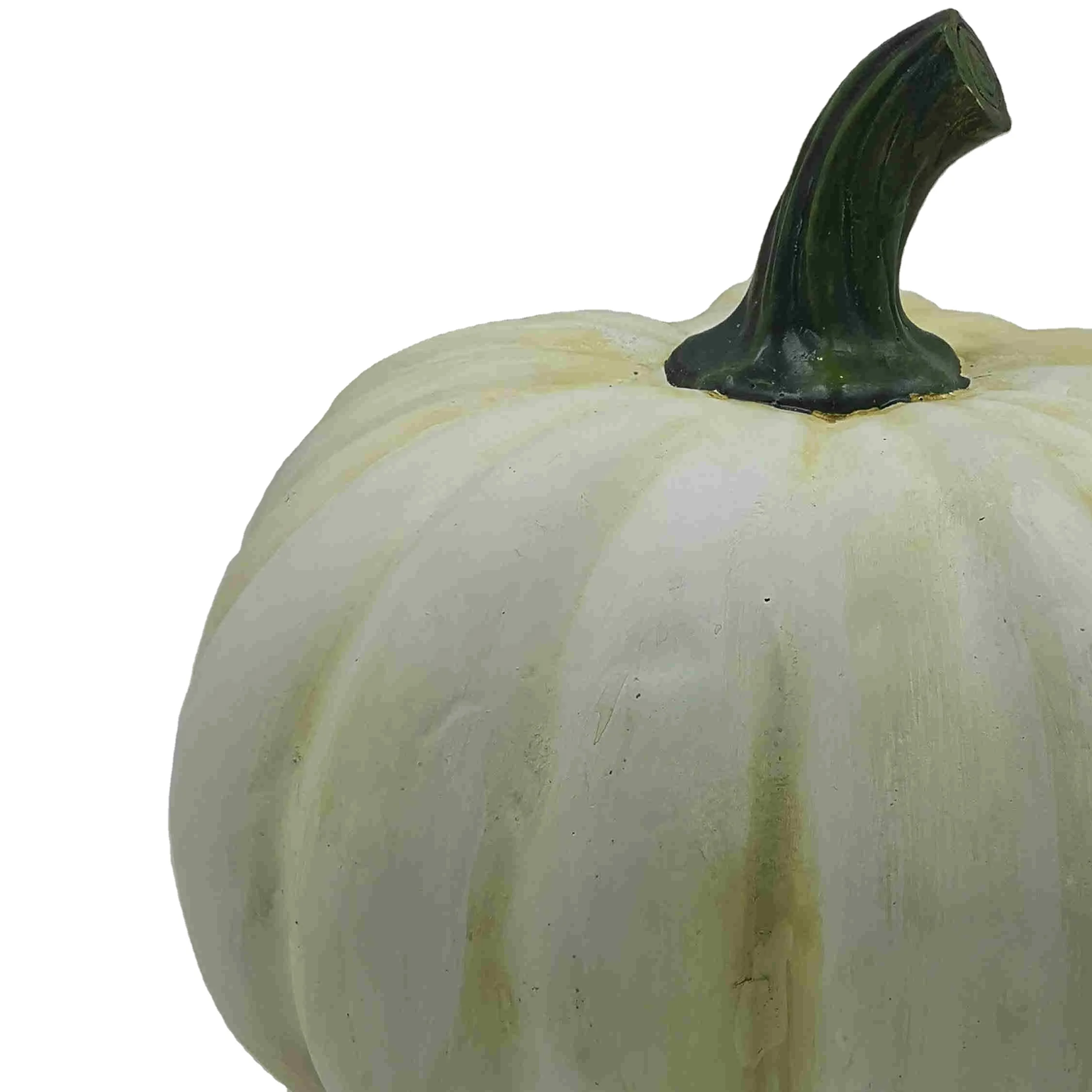 Wholesale Price Home Indoor Halloween Decor Resin White Pumpkin Ornaments