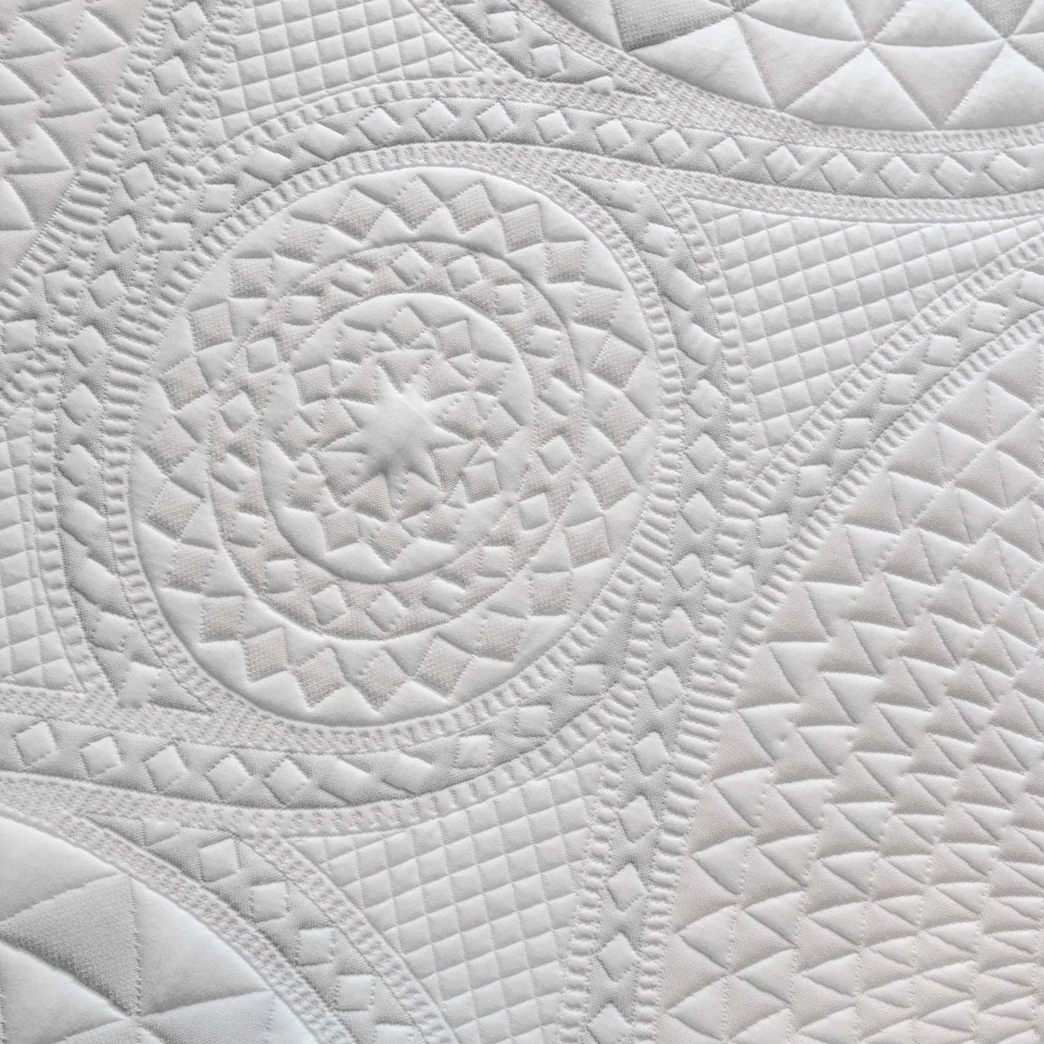 OEM High quality White Knitted Jacquard 100 Polyester Knit Mattress Fabric For Mattress Protector