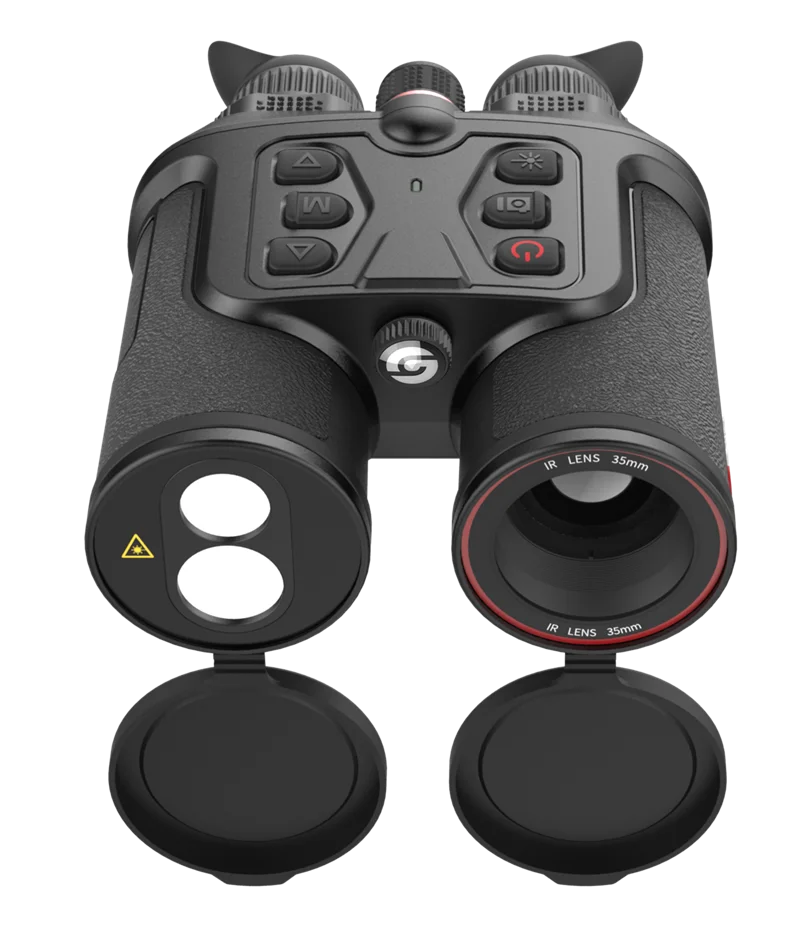 Hunting binocular band rangefinder functional infrared thermal imaging night vision