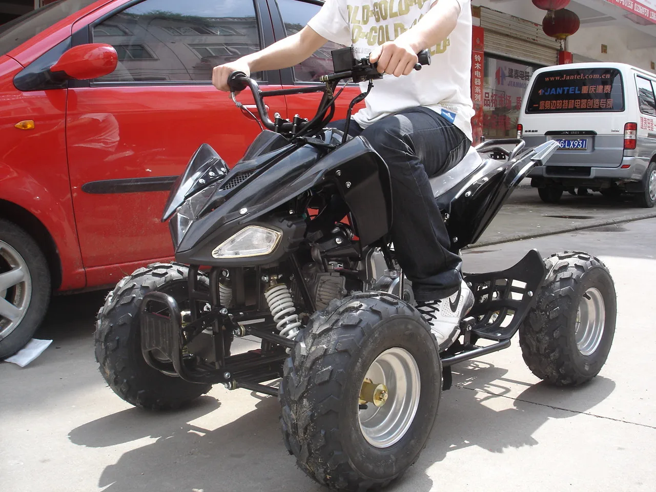 4 колеса электрический ATV пляж песок на холме грязи 3 + 1 двигатель алюминиевое колесо для