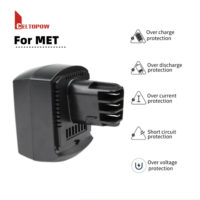 Compatible Model BZ12SP for Metabos BS12SP 12v Ni-Cd  power tools Batter suit for metabos drills