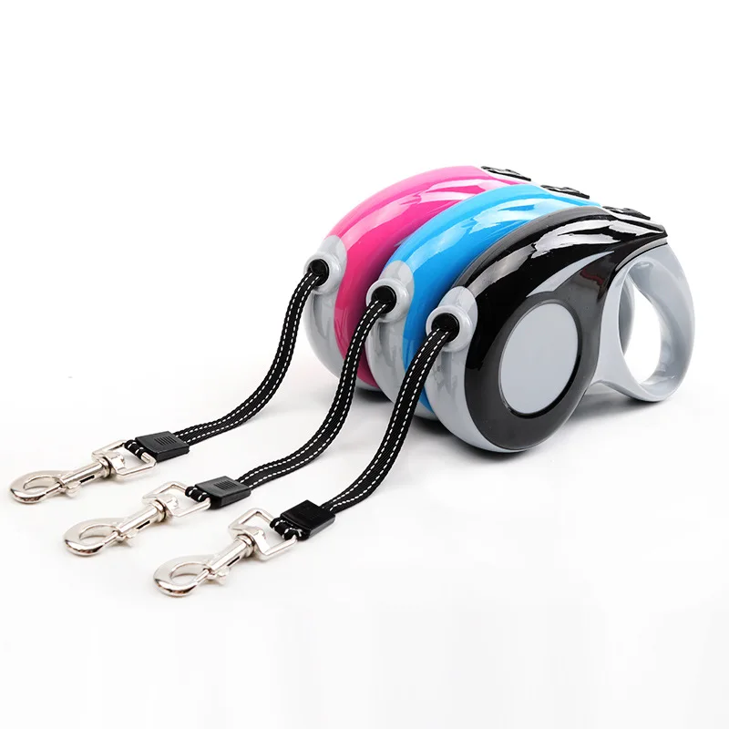 3M/5M high-quality automatic telescopic training traction rope suitable for outdoor walking retractable dog leashes for pets