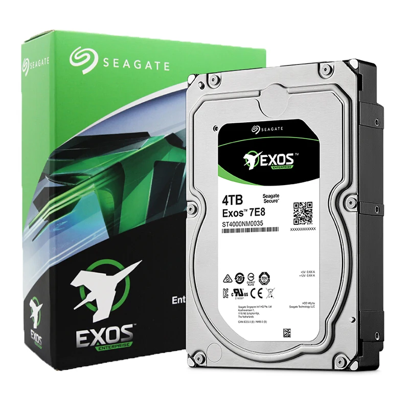 Сеагейт 4 ТБ HDD жесткий диск ST4000NM0035 Exos 7E8 предприятия 7200 об/мин 256MB hdd 4 ТБ 3,5 SATA 6 ГБ/сек. внутреннего жесткого диска сервера