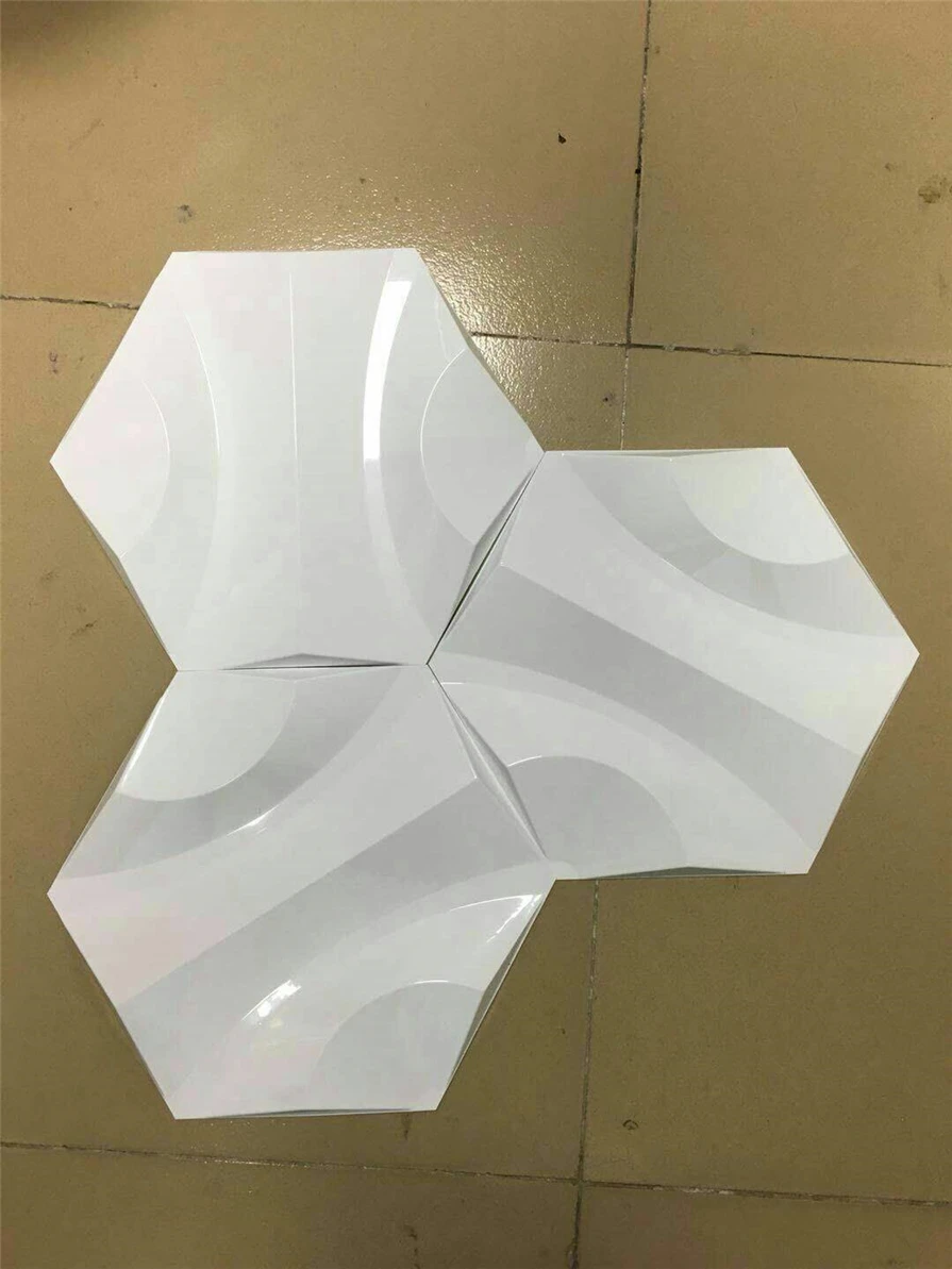 Green Material Decorative Best Price Low Moq PVC 3D Wall Panel