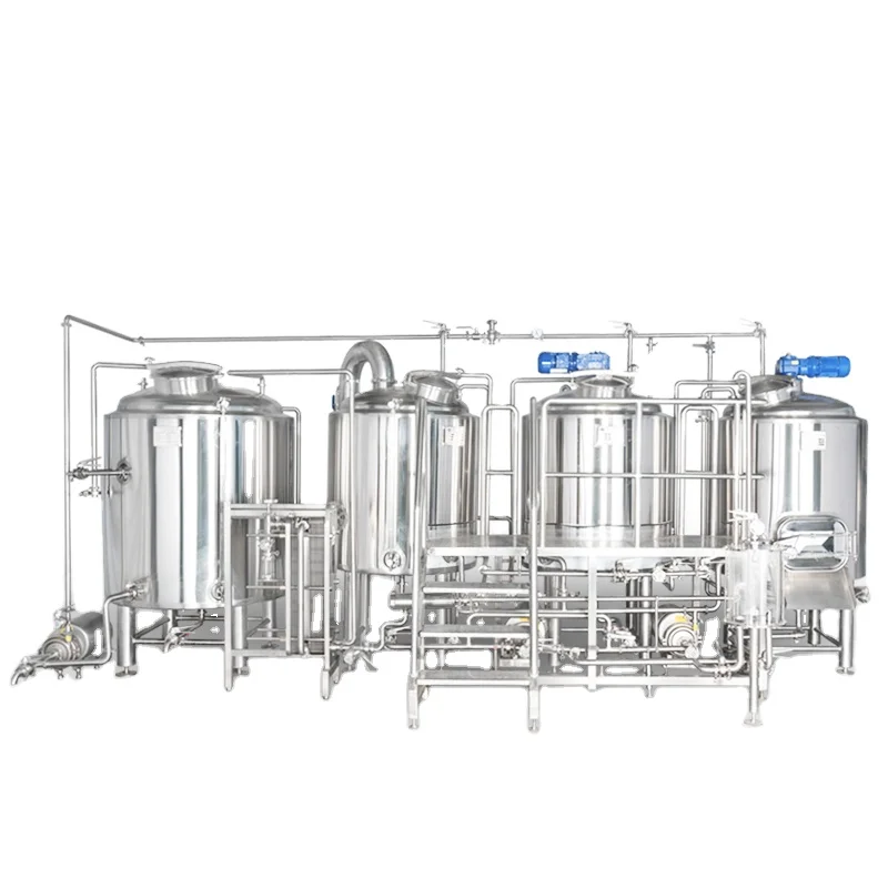 1000L Turnkey Beer Brewing System Brewery Microbrewery Equipment For Brew Pub