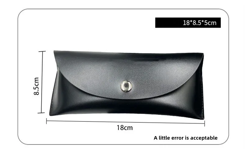 Customize Portable Leather Eyewear Sunglasses Hard Case for Women Men