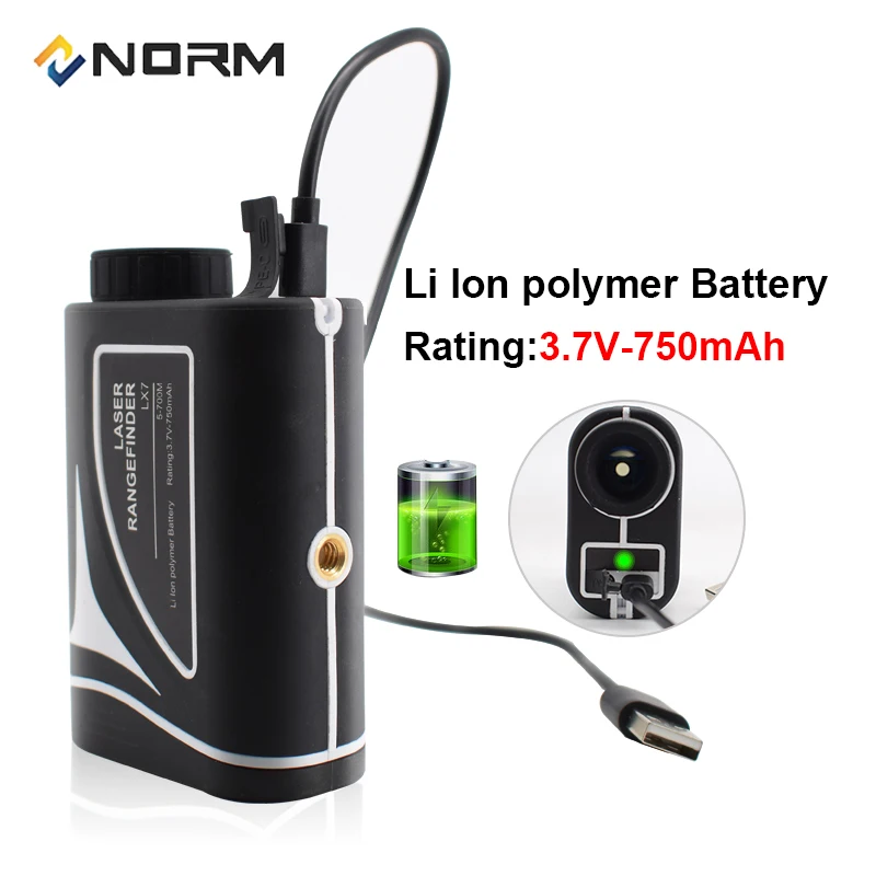 Norm New Design 700m 6X High-Sensitivity GPS rangefinder golf rangefinder scope rangefinder module oem for Golf Hunting