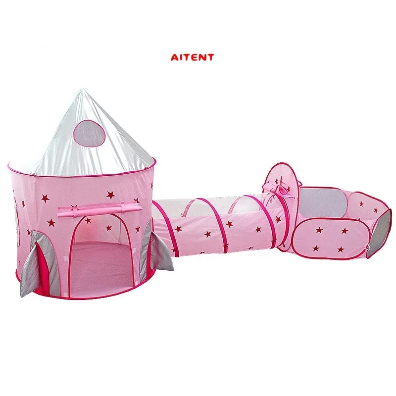 Indoor And Outdoor 3 In 1 Toddler Play Game Baby Cartoon House Kids Toy Tents