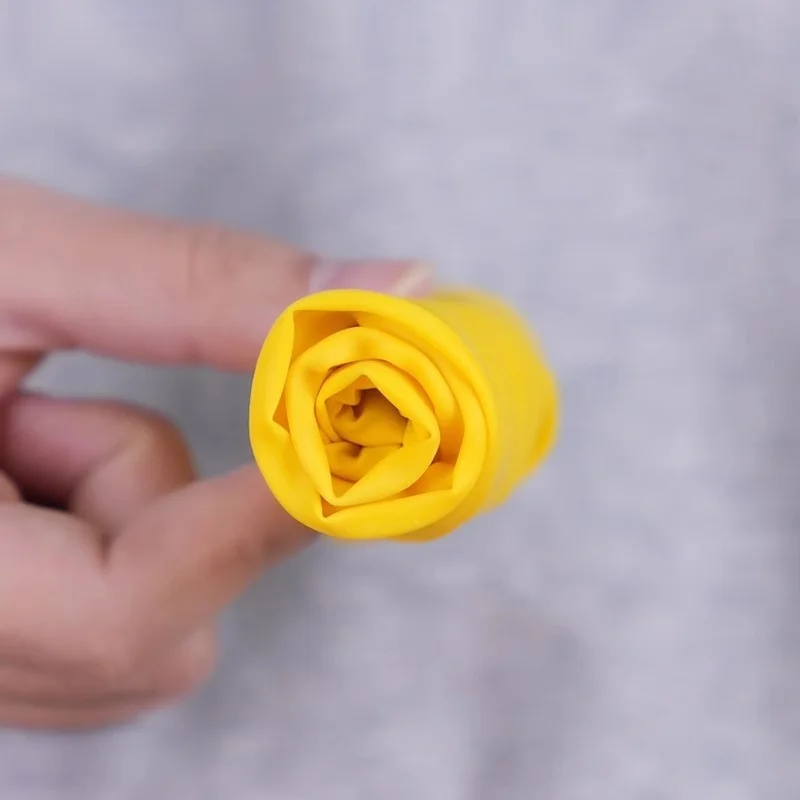 Latex waterproof shoe cover thickened wear-resistant outdoor waterproof silicone shoe cover rain boots cover