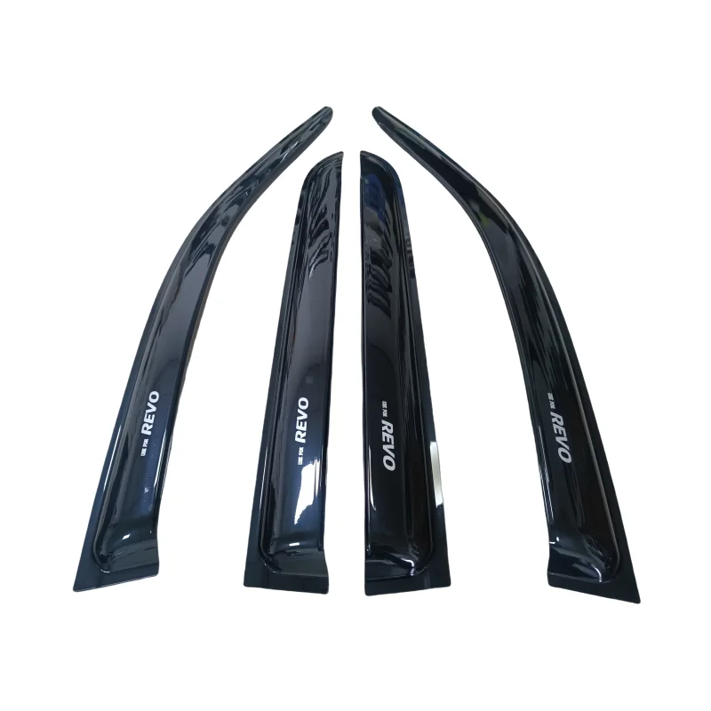 4x4 accessories Acrylic Window Visor Quality Car Deflectors Vent Sun Shade Rain Guard Door Visor for HILUX Revo/vigo/ranger/dmax