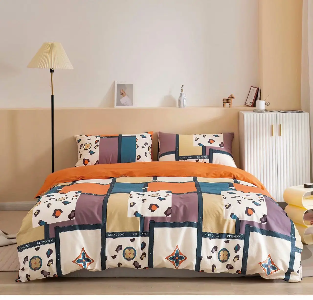 Excellent Quality Home Textile Bed Sheet  Bedsheet Bedding Set 100% Cotton Comforter Sets Bedding