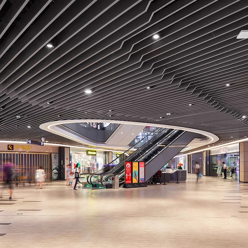 3D Designed Aluminum Ceiling Wall Panels Acoustic Suspended Ceiling Baffles For Indoor Decor