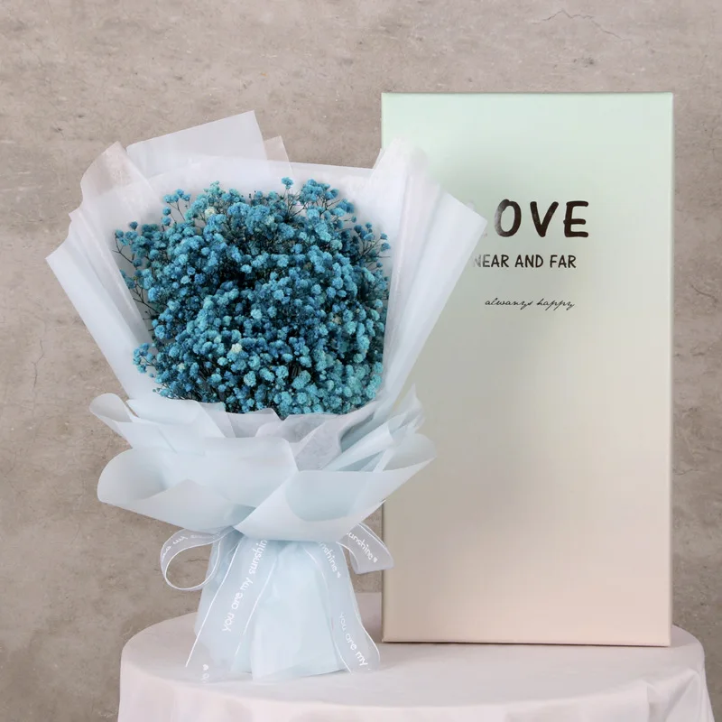 WIDEAL New arrival Full Star dried flower bouquet gift box rose birthday gift