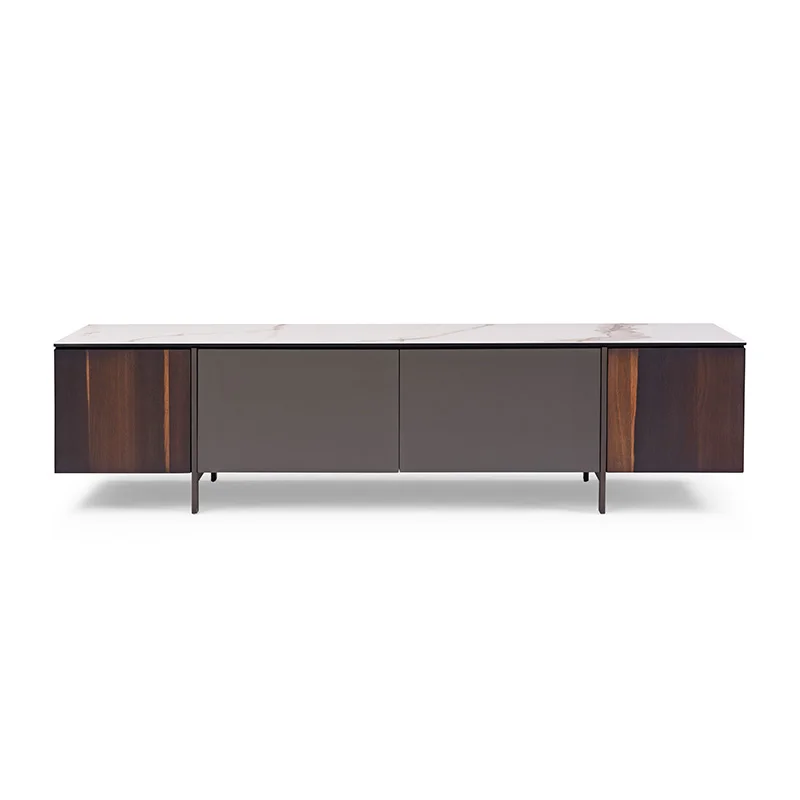 MDF Modern Style TV Unit Stand Cabinets TV Stand and Coffee Table Set with Storage Drawer for Living room furniture