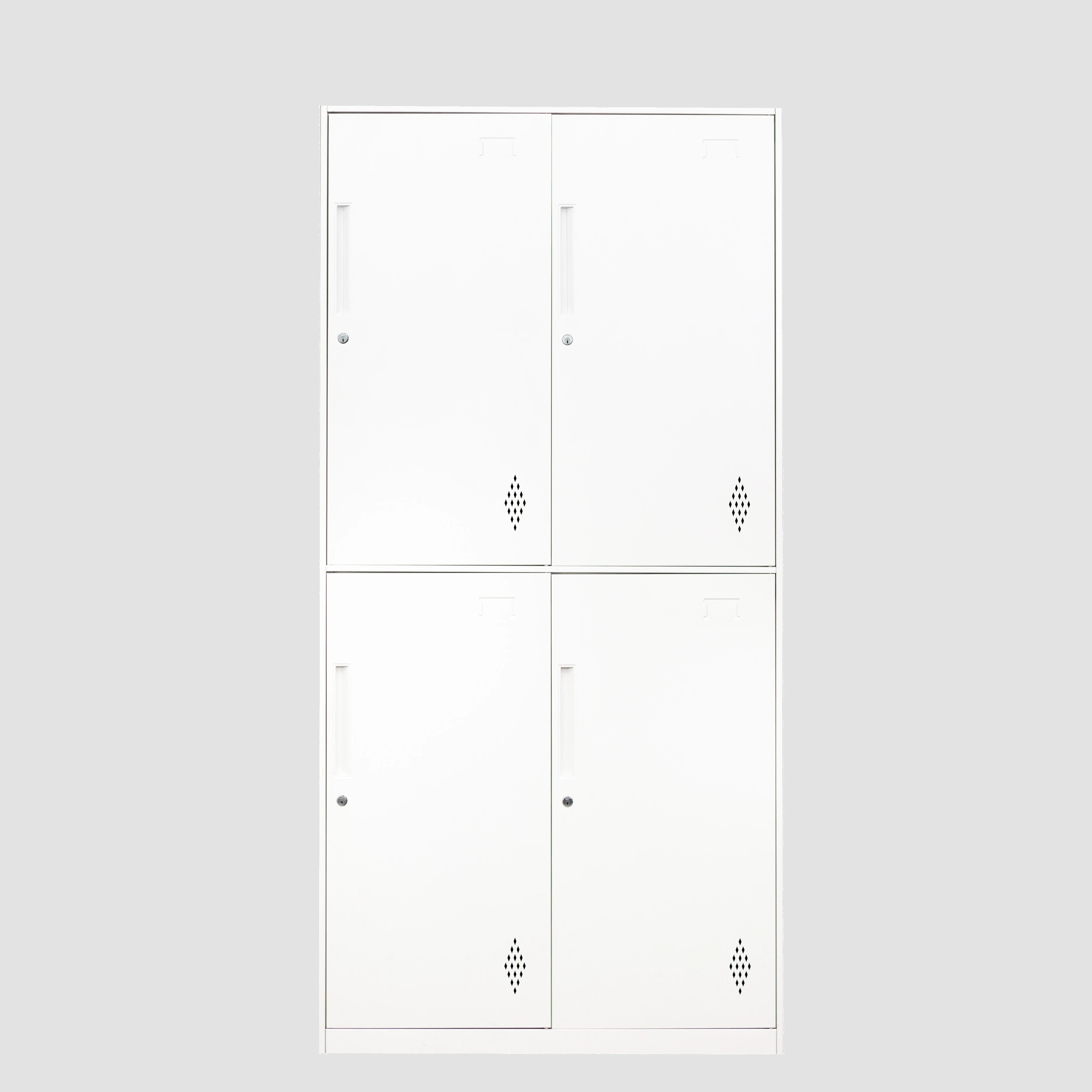 Locker style wardrobe gym and school metal office furniture mens metal locker style wardrobe with 3 doors modern (1600279587764)