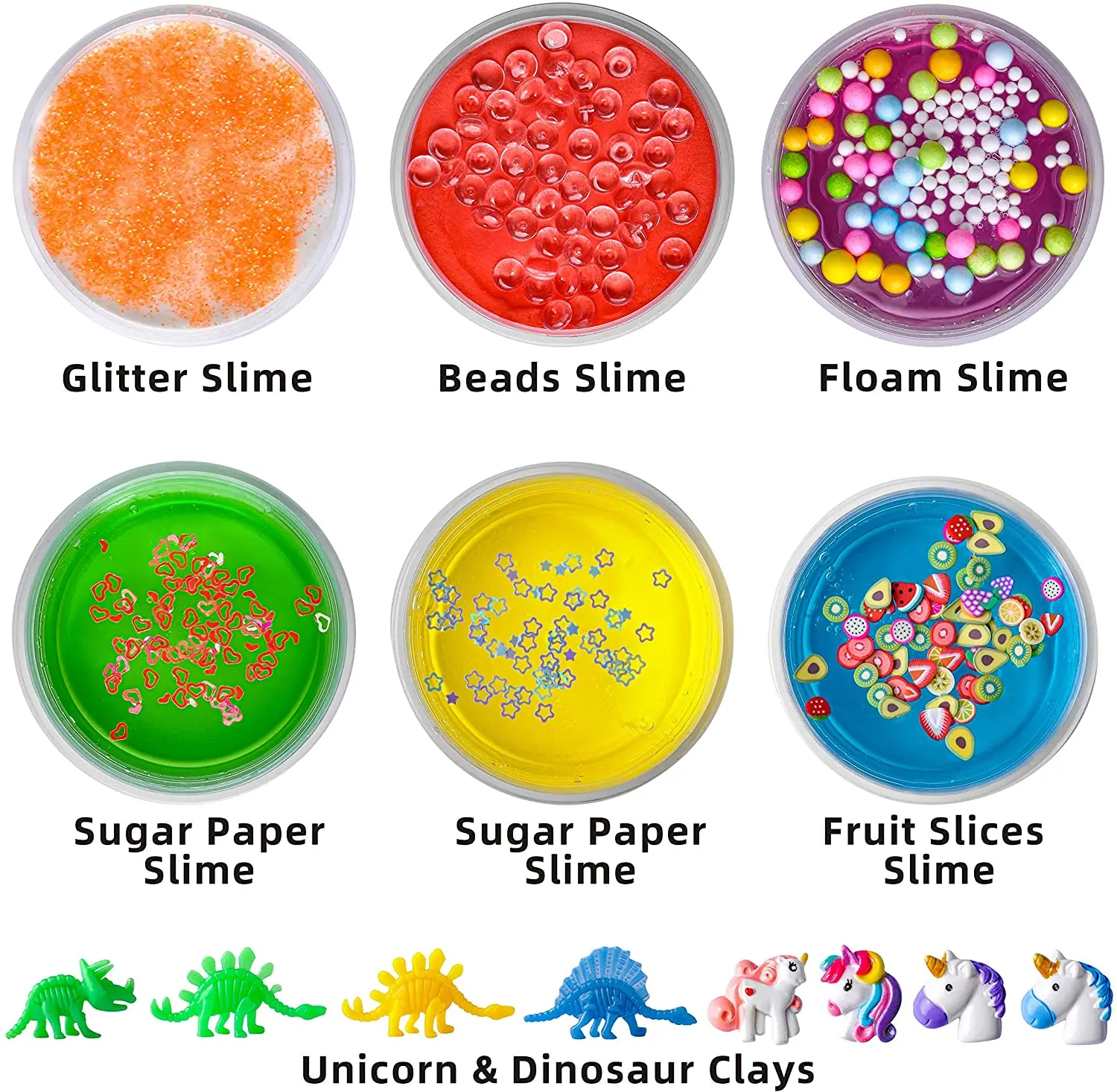 Hot Sell Educational diy slime Kit Slime Making Kit Charms Glitter Accessories Toy Clear slime set