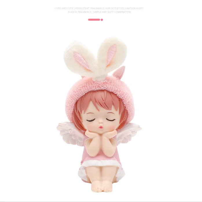 Car Ornaments Cute cartoon doll Car Accessories Aromatherapy Exhaust Clip Long lasting aroma therapy Perfume Air Freshener