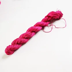 wholesale 2mm nylon yarn colored hand-woven rope Chinese knot yarn accessories DIY bracelet beaded satin cord
