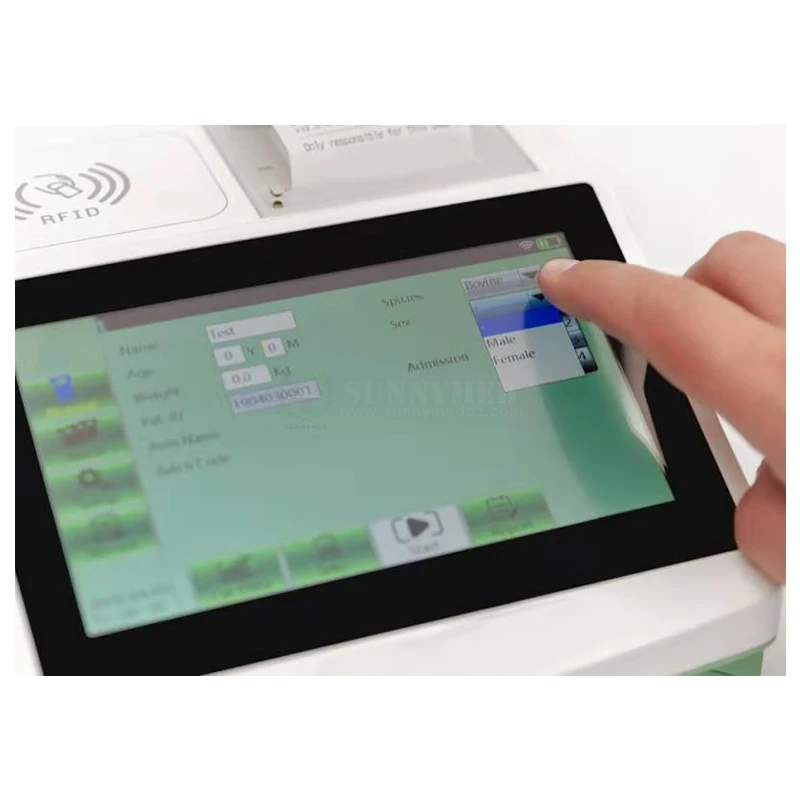 SY-B174V портативный ветеринарный крови машины иммунофлюоресценции быстрого количественного анализатор