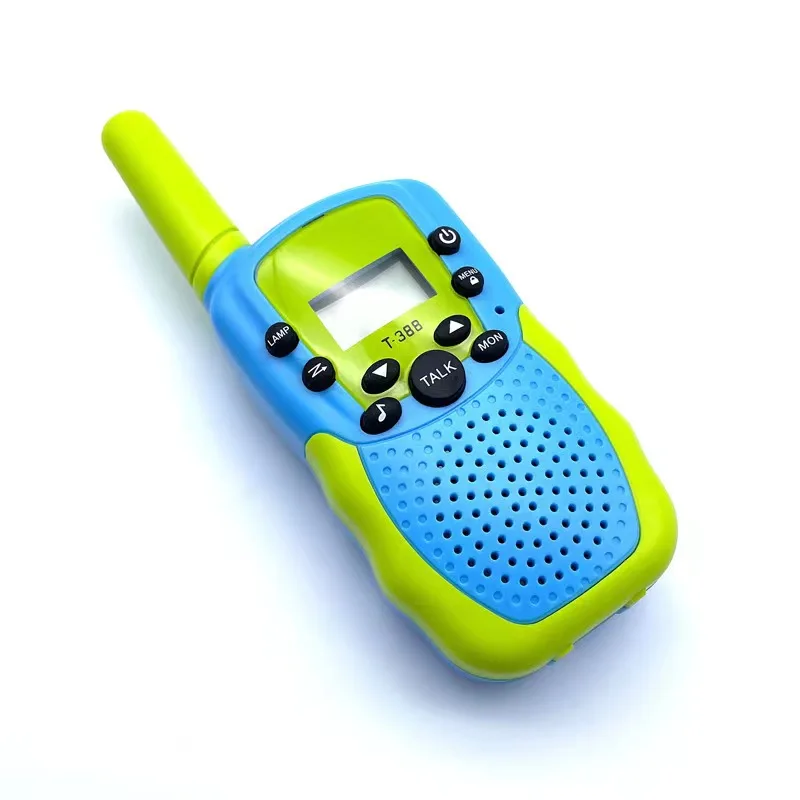 Hot outdoor Camping games T388 Walkie Talkies for Kids 22 Channels 2 Way Radio Gifts Toys with LCD Flashlight Walkie Talkies