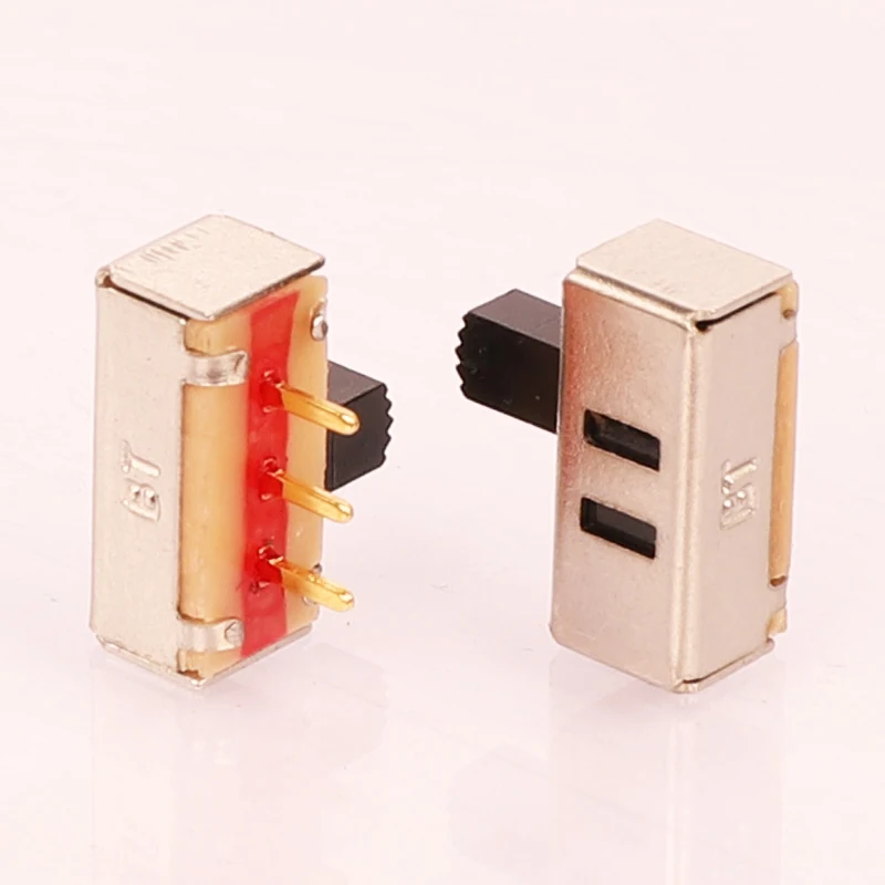 SK12F01W Au покрытый терминал хорошо продаются новые виды маленький 1 позицию плоский скользящий переключатель