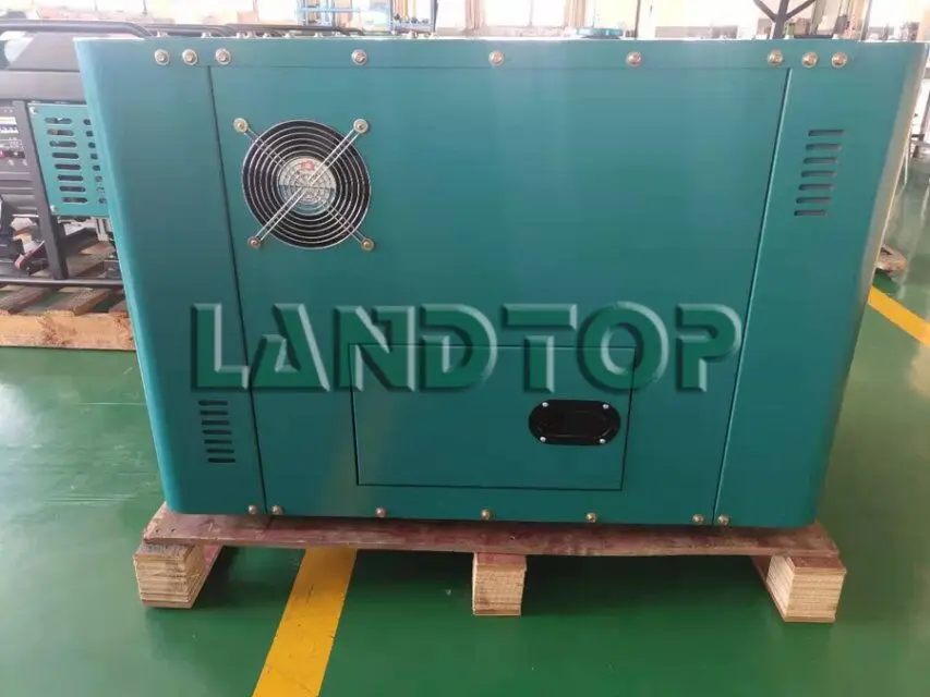 LANDTOP 8kw super silent portable 10kva diesel generator single phase 220V 5kw 6kw 7kw 15KW 50HZ