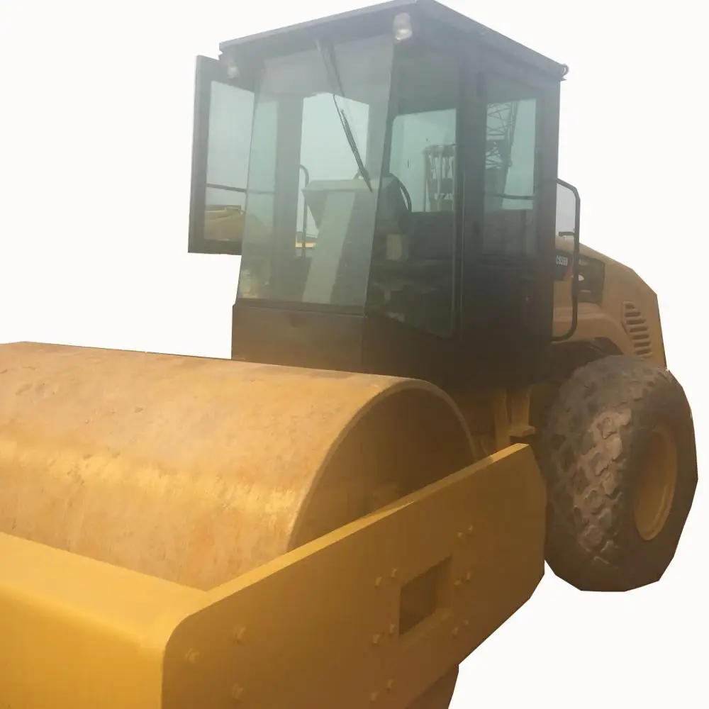  Подержанный оригинальный Вибрационный каток Cat CS56B CS863E 2019 распродажа модель дорожный cat для
